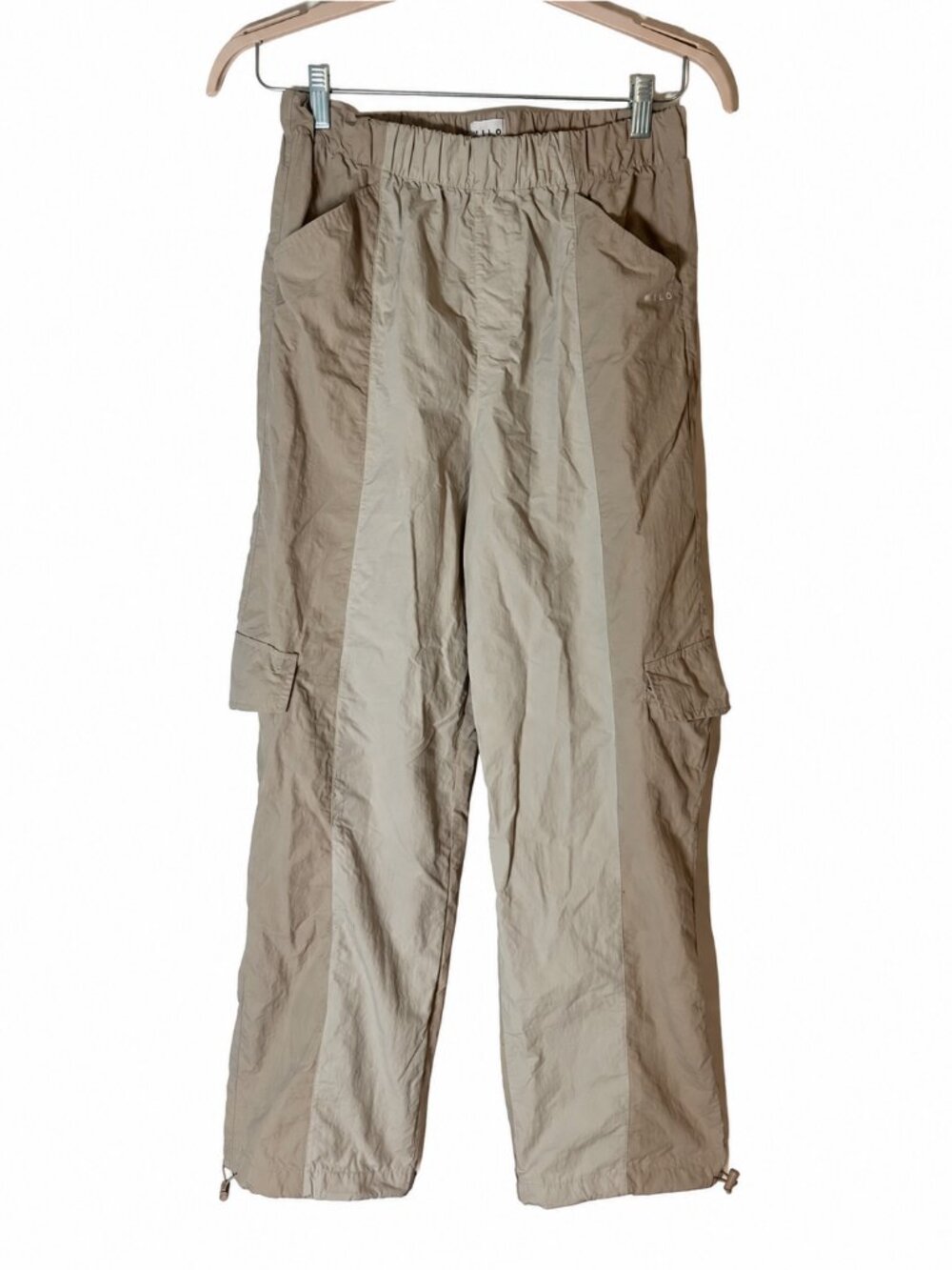 WILO Parachute Cargo Pants  Clay Pull On Cargo 2 Tone Small